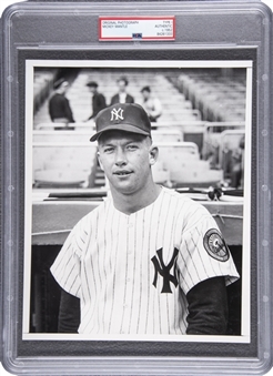1952 Mickey Mantle New York Yankees Original Type 1 Photograph (PSA/DNA)